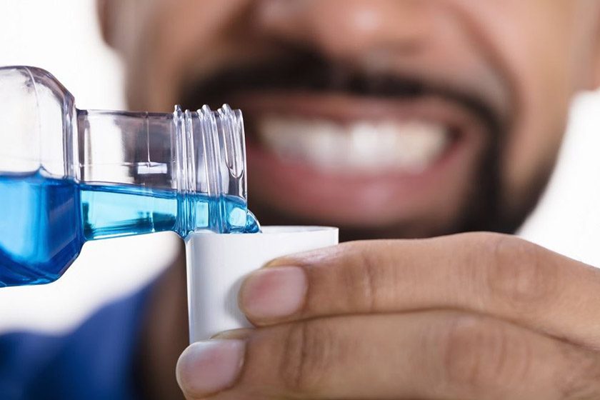 دهان شویه برای از بین بردن جرم دندان
