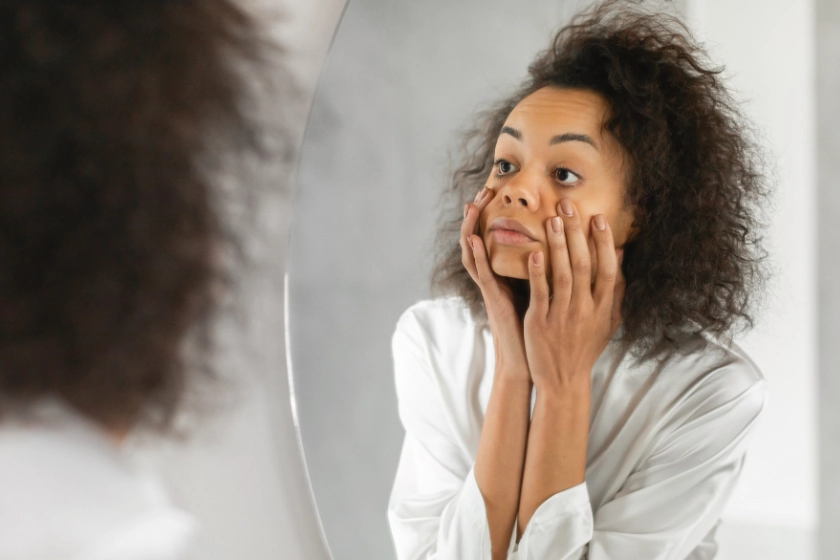 از بین بردن سیاهی دور چشم