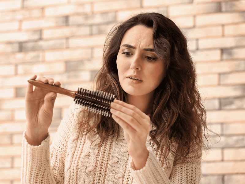 ریزش مو در اثر آسیب ناشی از حرارت