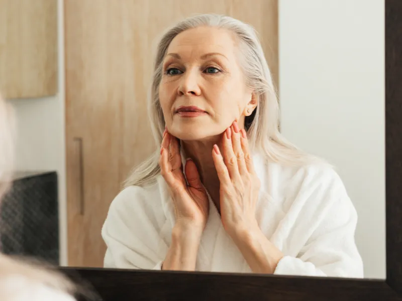 تفاوت بین پوست سفت و افتاده