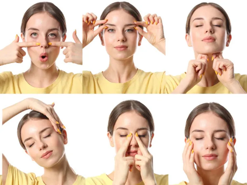 یوگای صورت برای لیفت گونه