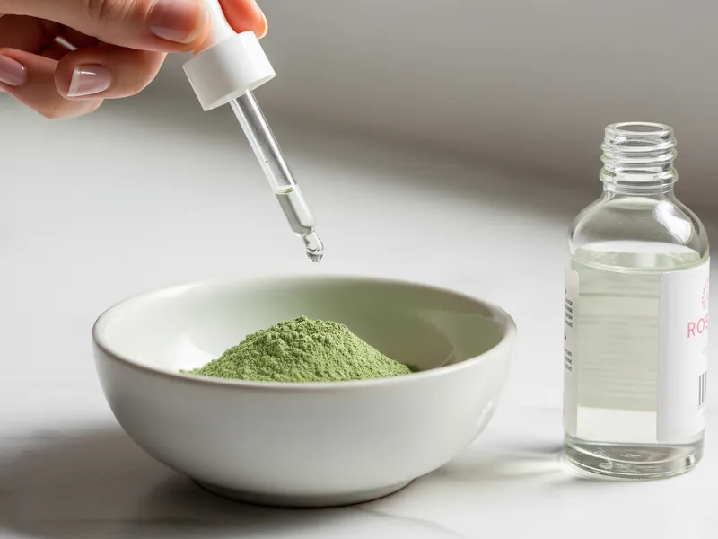 طرز تهیه ماسک خاک رس سبز و گلاب در خانه