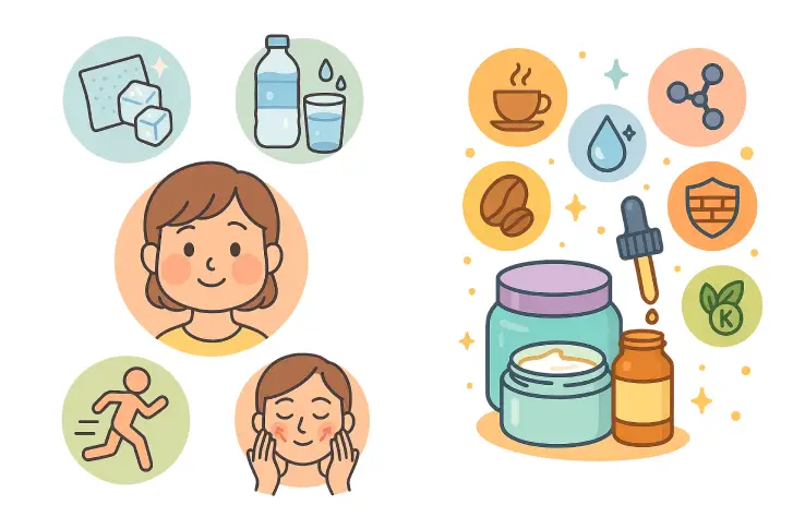 عوامل موثر در کاهش پف صورت | لوکس ایرانا