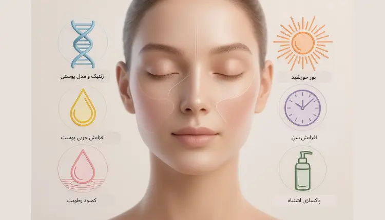 دلایل منافذ باز پوست | مجله لوکسیرانا