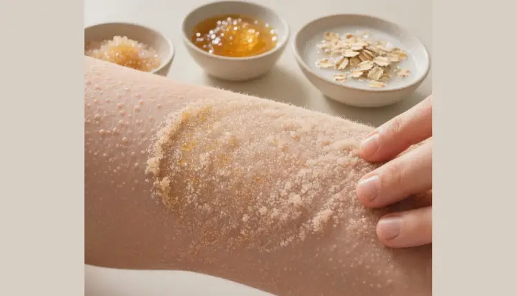 درمان پوست مرغی + اسکراب بدن برای پوست مرغی | مجله لوکسیرانا