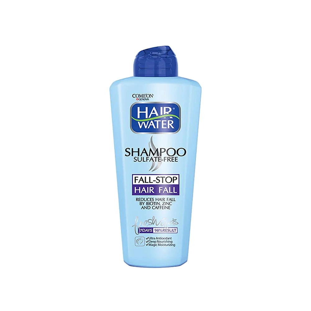 FALL-STOPhairwater-2 شامپو بدون سولفات هیر واتر مدل ضد ریزش مو حجم 400 میلی لیتر - تصویر 1