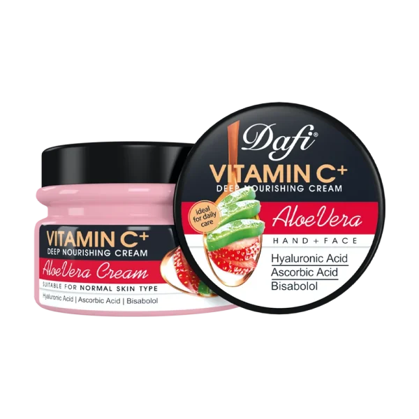 کاسه ای آلوئه ورا کرم کاسه ای آلوئه ورا حاوی ویتامین C دافی - Image 1