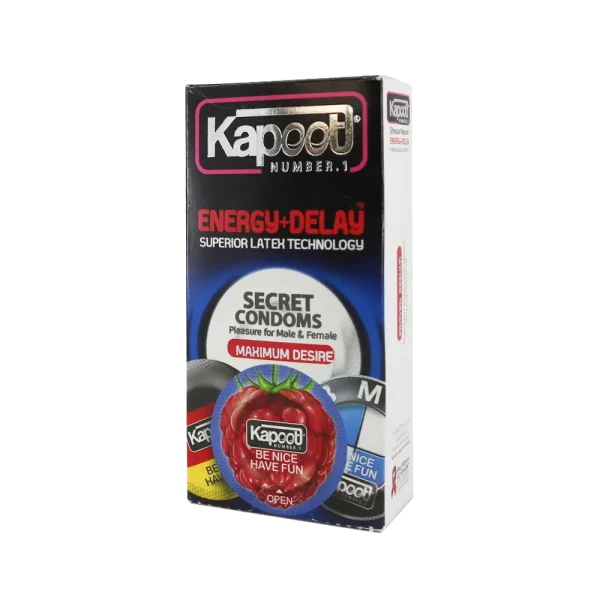 کاندوم 12 عددي تاخيري انرژي کاپوت - ساده - Image 1