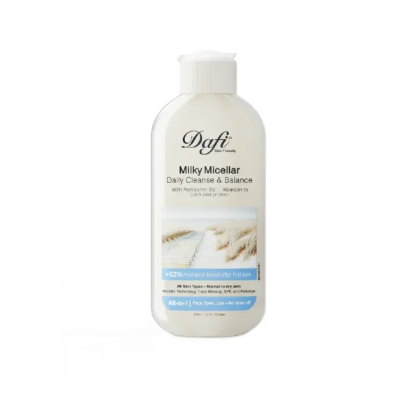 تونر شیری پوست خشک دافی محلول پاک کننده آرایش صورت شیری پوست خشک دافی - Image 1
