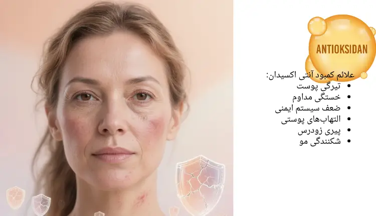 عوارض کمبود آنتی اکسیدان در بدن | مجله لوکسیرانا