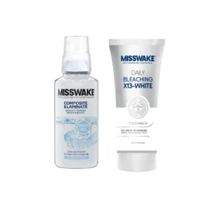 پک خمیر دندان بلیچینگ و دهانشویه فاقد رنگ حاوی زایلیتول