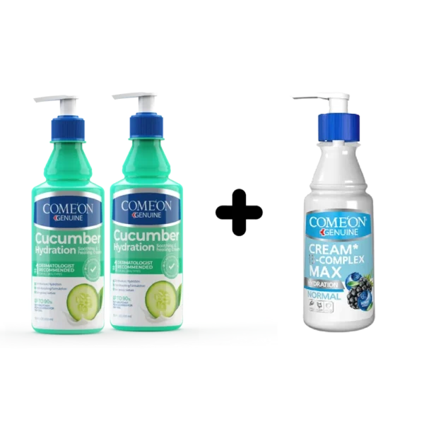 پک کرم پمپی خیار و پشن بری کامان (2+1 هدیه) - Image 1